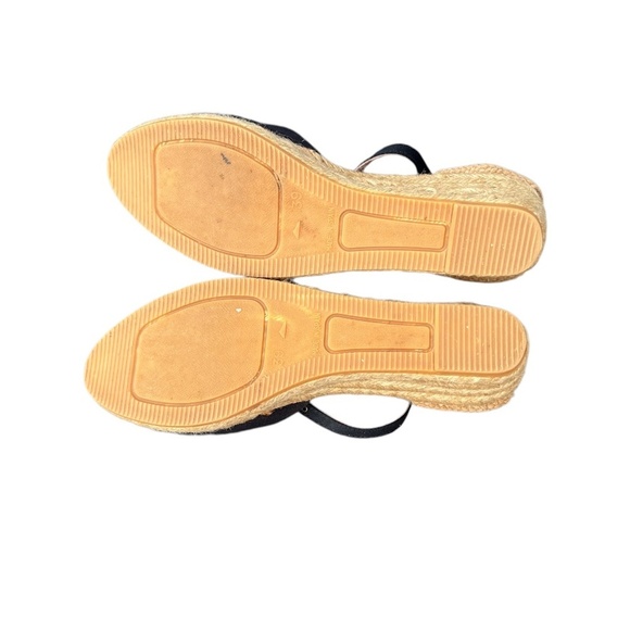 VISCATA Gava Canvas Wedge Handmade 2 ½” Heel Women's Sandals, Size 39/8 - Picture 13 of 14